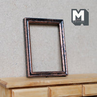 Dollhouse Picture Frame 1:12 Scale Miniature Portrait Painting Frame 2-7/8 inch tall (plastic) - A086