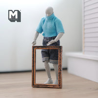 Dollhouse Picture Frame 1:12 Scale Miniature Portrait Painting Frame 2-7/8 inch tall (plastic) - A086