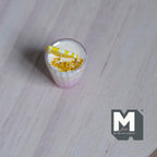 1:12 Scale Miniature Orange Slush with Lemon Slice, Large Size, 1/2 inch dia., DIY Dollhouse Supply