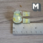 1:12 Scale Miniature Lemon Water Pitcher and 2 Glasses, Set of 3, 1-1/8 inch tall, DIY Dollhouse Supply