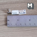 Miniature Card Stand Sign Display Holder Table Display Stand 1:12 Scale Dollhouse Supplies Decoration (silver) (metal)  - G035