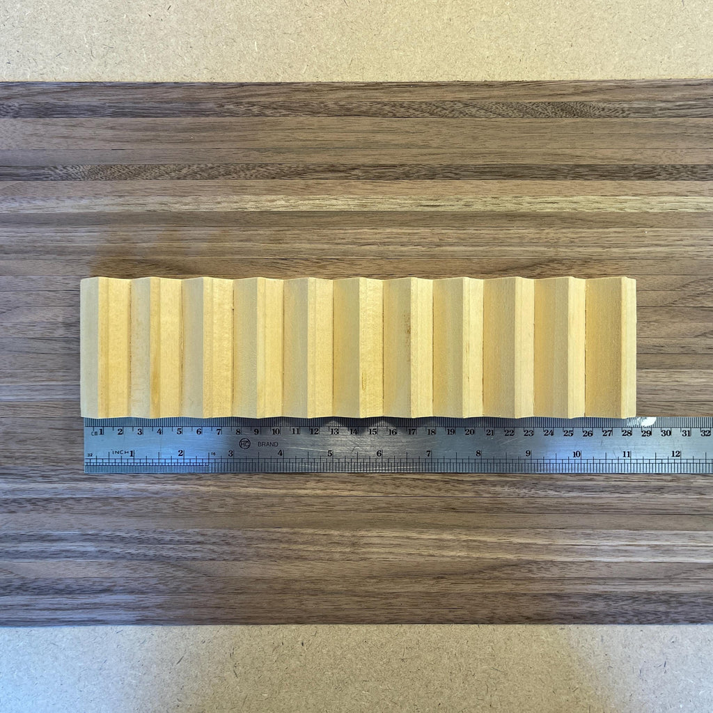 1:12 Scale Miniature Unfinished Dollhouse Staircase, 11 Treads, 2-11/16 inch wide