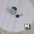 Miniature Paint Can and Bruch 1:12 Scale Dollhouse Supplies Paint Tin Bucket Pail Drum (dark green) - H026