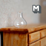 1:12 Dollhouse Supplies Miniature Small Glass Bottle Flower Vase (A)