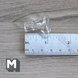 Dollhouse Supplies Glass Water Bottle 1:12 Scale Miniature Flower Vase (B)