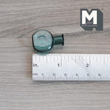 Dollhouse Supplies Glass Flower Vase 1:12 Scale Miniature Water Bottle (green) (K)