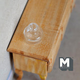 1:12 Dollhouse Supplies Miniature Small Clear Glass Bottle Flower Vase (V)