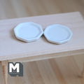 1:12 Dollhouse Supplies Miniature Plate set of 2 - A075