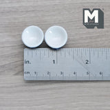 Miniature Ceramic Bowls Set of 2 , 1:12 Scale Dollhouse Supplies Tableware 11/16 inch tall (blue) - A083