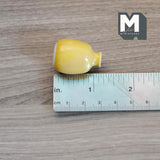 Dollhouse Supplies Flower Vase 1:12 Scale Miniature Ceramic Vase 1-3/16 inch tall (yellow) - B087