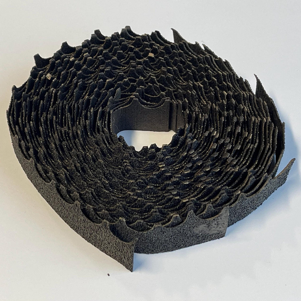 1:12 Scale Miniature Fish Scale Asphalt Shingles, Scalloped Edge, 8 Strips, 1 Sq Ft Coverage, DIY Dollhouse Supply (black)