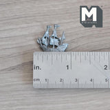 Dollhouse Miniature Metal Clipper Ship / Sailing Ship Model / Sailboat (metal)- H025