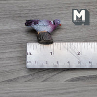 Miniature Pigeon 1:12 Scale Dollhouse Animal Dove 1-3/8 inch long (cast resin) - C058