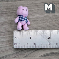 Dollhouse Miniature Piglet with Shirt 1-5/16" Tall (flocked skin) - G048