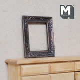 Miniature Picture Frame 1:12 Scale Dollhouse Ornate Painting Frame Canvas Frame 2-1/2 inch tall (plastic) - A085