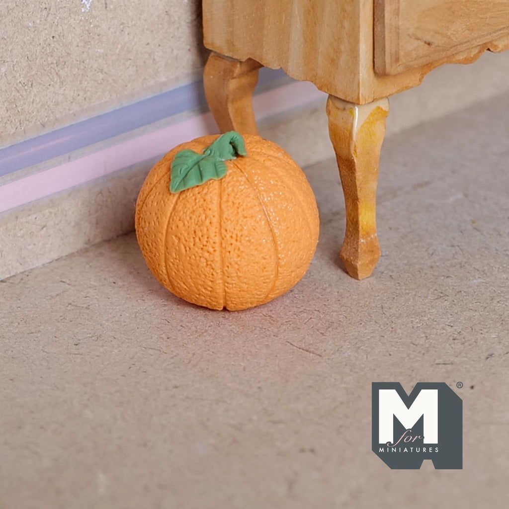 1:12 Dollhouse Supplies Miniature Halloween Clay Pumpkin Face - J028