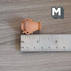 1:12 Scale Miniature Terracotta Clay Amphora Vase with Two Handles, 1-1/8 inch tall, DIY Dollhouse Supply