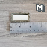 Dollhouse Supplies Rectangular Mirror 1:12 Scale Miniature Ornate Vanity Mirror Makeup Mirror   (rusted copper) - A094
