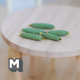 1:12 Dollhouse Supplies Miniature Vegetable 5 x cucumber 3/4 inch long - D058