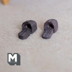 1:12 Scale Miniature Woven Strap Sandals, Pair, 13/16 inch long, DIY Dollhouse Supply
