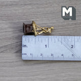 Miniature Hockey Trophy 1:12 Scale Dollhouse Supplies Decoration Hockey Award Cup 1-3/16 inch tall - G096