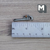 Dollhouse Supplies Miniature Pipe Wrench 1:12 Scale Metal Plumber’s Wrench Spanner 1-1/4 inch long - F081