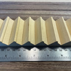 1:12 Scale Miniature Unfinished Dollhouse Staircase, 11 Treads, 2-11/16 inch wide