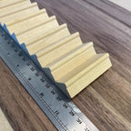 1:12 Scale Miniature Unfinished Dollhouse Staircase, 11 Treads, 2-11/16 inch wide
