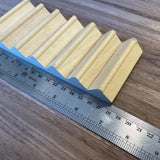 Dollhouse Staircase 7 Treads 2-3/4 inch wide Unfurnished 1:12 Scale Miniature Stairs (wood) -