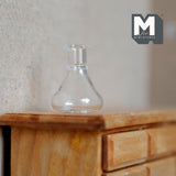 Dollhouse Supplies Glass Water Bottle 1:12 Scale Miniature Flower Vase (B)