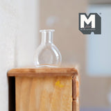Dollhouse Supplies Miniature Glass Flower Vase Water Bottle 1:12 Scale (T)