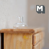 1:12 Dollhouse Supplies Miniature Small Clear Glass Bottle Flower Vase (U)