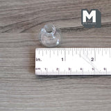 1:12 Dollhouse Supplies Miniature Small Clear Glass Bottle Flower Vase (U)