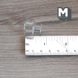 1:12 Dollhouse Supplies Miniature Small Clear Glass Bottle Flower Vase (V)