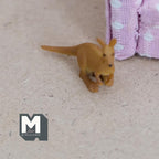 Kangourou miniature à l'échelle 1:12 avec bébé dans la poche, 2,2 cm de hauteur, fournitures pour maison de poupée DIY