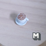 1:12 Dollhouse Miniature Cup of  Coffee and Plate - E084