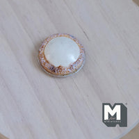 Miniature Pie on Metal Plate 1:12 Dollhouse Food Baked Pie Tar Fruit Cake 13/16 inch dia. - E018