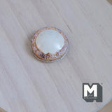 Miniature Pie on Metal Plate 1:12 Dollhouse Food Baked Pie Tar Fruit Cake 13/16 inch dia. (e) - E018