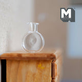 Dollhouse Supplies Glass Flower Vase 1:12 Scale Miniature Water Bottle (W)