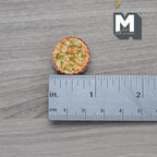 Miniature Pie on Metal Plate 1:12 Dollhouse Supplies Food Baked Pie Tar Fruit Cake 13/16 inch dia. - E018