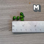 1:12 Scale Miniature Green Pears, Set of 5, 5/16 inch tall, DIY Dollhouse Supply