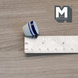 Dollhouse Ceramic Planter Pot 1:12 Scale Miniature Bowl  5/8 inch tall (blue) - A068
