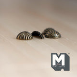 Dollhouse Miniature Half Moon Cabinet Pulls Dresser Pulls Drawer Pulls Door Pulls brass Piece Pack (A4) A049