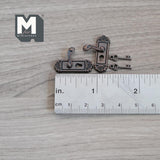 1:12 Dollhouse Supplies Miniature Door Lock Lever with Keys set of 4 - C051