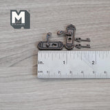 1:12 Dollhouse Miniature Door Lock Lever with Keys set of 4 - C051