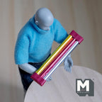 Rouleaux de papier cadeau miniatures à l'échelle 1:12 avec support, 6 cm de long, fournitures de maison de poupée à faire soi-même