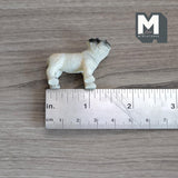 Miniature Standing Pug 1:12 Scale Diorama Dog 1-1/2 inch long (cast resin) (beige) - C058