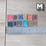 Assorted 1:12 Miniature Hardcover Book Set of 12 (all blank pages) - C039