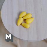Miniature Mangoes 1:12 Scale Dollhouse Supplies Fruit 5 x mango 9/16 inch long - D059