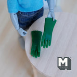 Miniature Dish Washing Glove 1:12 Scale Dollhouse Supplies Kitchen Accessories  (green) - F033